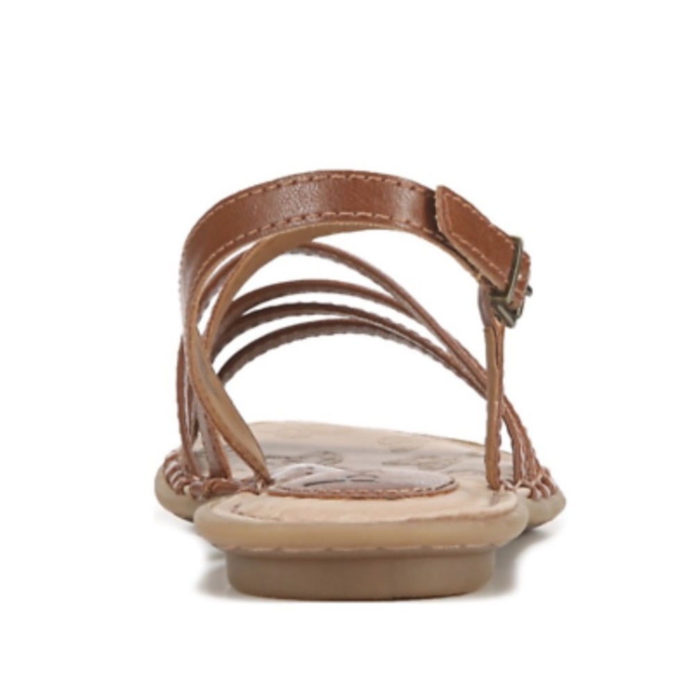 boc Brown Strappy Flat Sandals - Picture 4 of 7